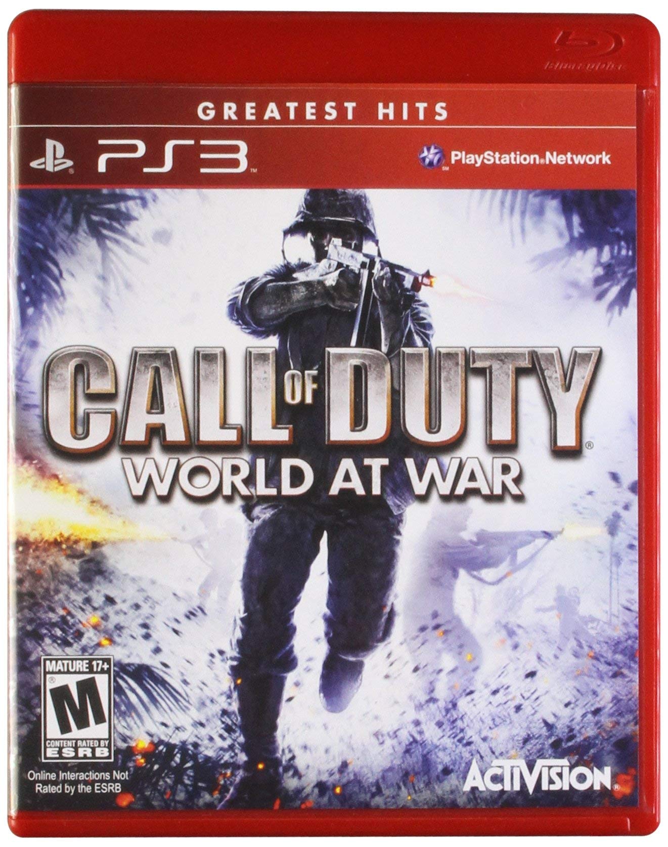 Call of Duty: World at War Greatest Hits - PS3 Game (Renewed/Refurbished) | First-Person Shooter Video Game for PlayStation 3 | Perfect for War Game Lovers & Multiplayer Action
