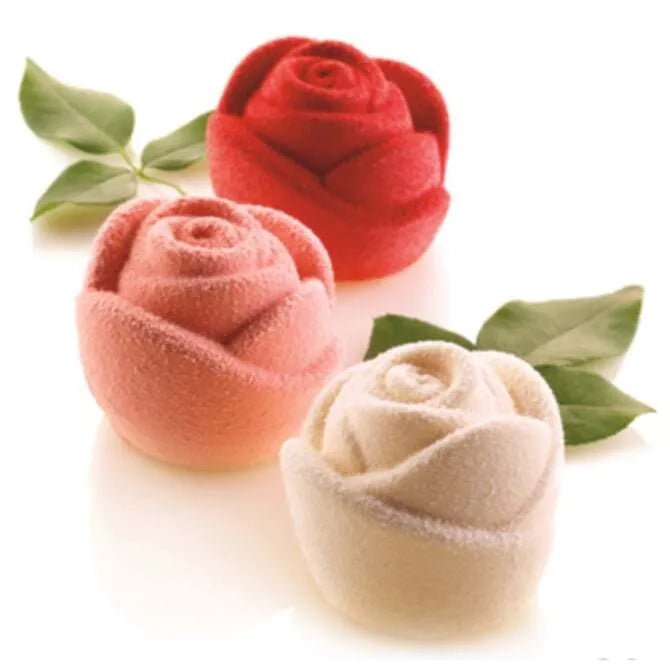 Rosa 145 Silicone Mold Set - 6 Different Shapes for Baking, DIY Crafts & Chocolate Making | Perfect for Cupcakes, Candles & Soap Making