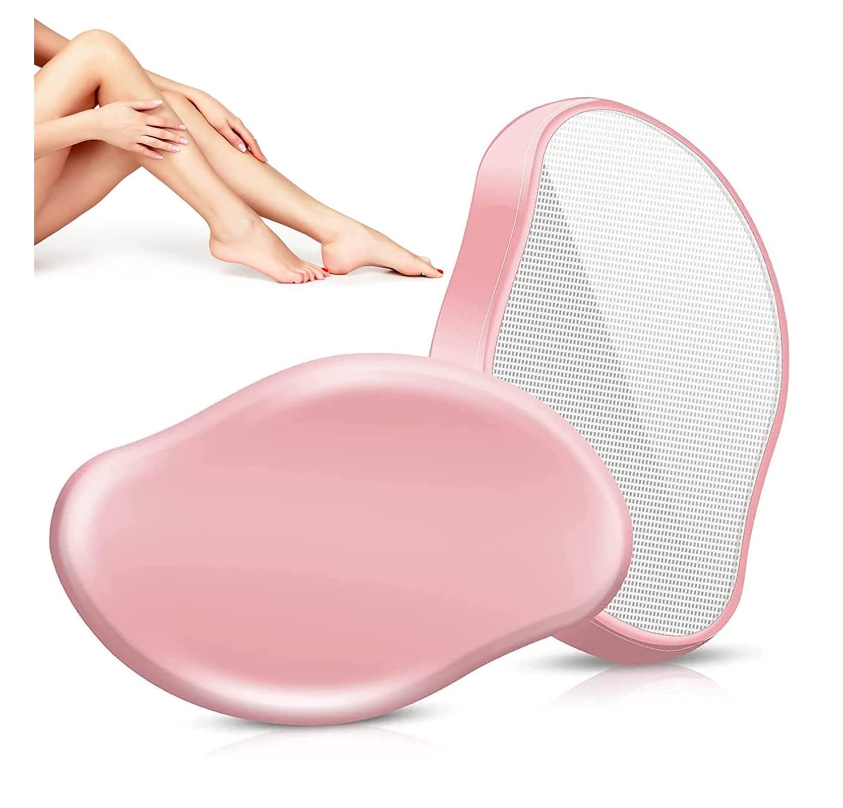 XSOURCE Crystal Hair Remover for Women & Men - Upgraded Nano-Crystalline Dots Technology, Painless & Reusable Hair Removal Stone - Perfect for Facial, Legs, Arms & Bikini Line Hair Removal at Home (Multicolor)