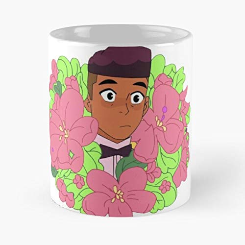 She-Ra Bow Flower Crown and The Princesses of Power Classic 11oz Coffee Mug - Dunder Mifflin The Office Inspired Funny Gift for Holidays, Birthdays, Office Decor, and TV Show Fans