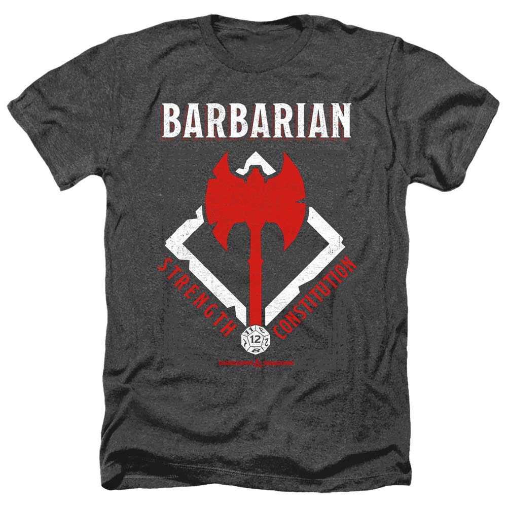 Dungeons & Dragons Barbarian Unisex T-Shirt for Adults | D&D Fantasy Gaming Tee for Men & Women | Perfect for Cosplay, Game Nights & Fantasy Lovers
