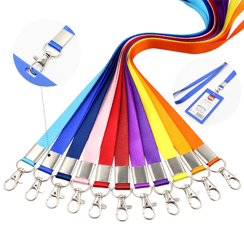 50 Pcs Metal Swivel Snap Keychain Hooks with D Rings & Slide Buckles - Bulk Keychain Accessories for Handbags, Purses, Lanyards, Sewing & DIY Projects | Durable Multi-Purpose Hooks for Keys, ID Badges & Crafting