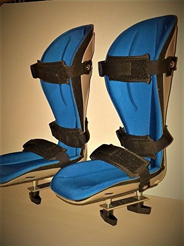 Sago® Adjustable Foot Splints for Motorized Exercise Bikes - Pair for Handicapped & Disabled Users (Include Shoe Size/Height/Weight/Gender) - Ideal for Physical Therapy, Rehabilitation & Home Exercise Equipment