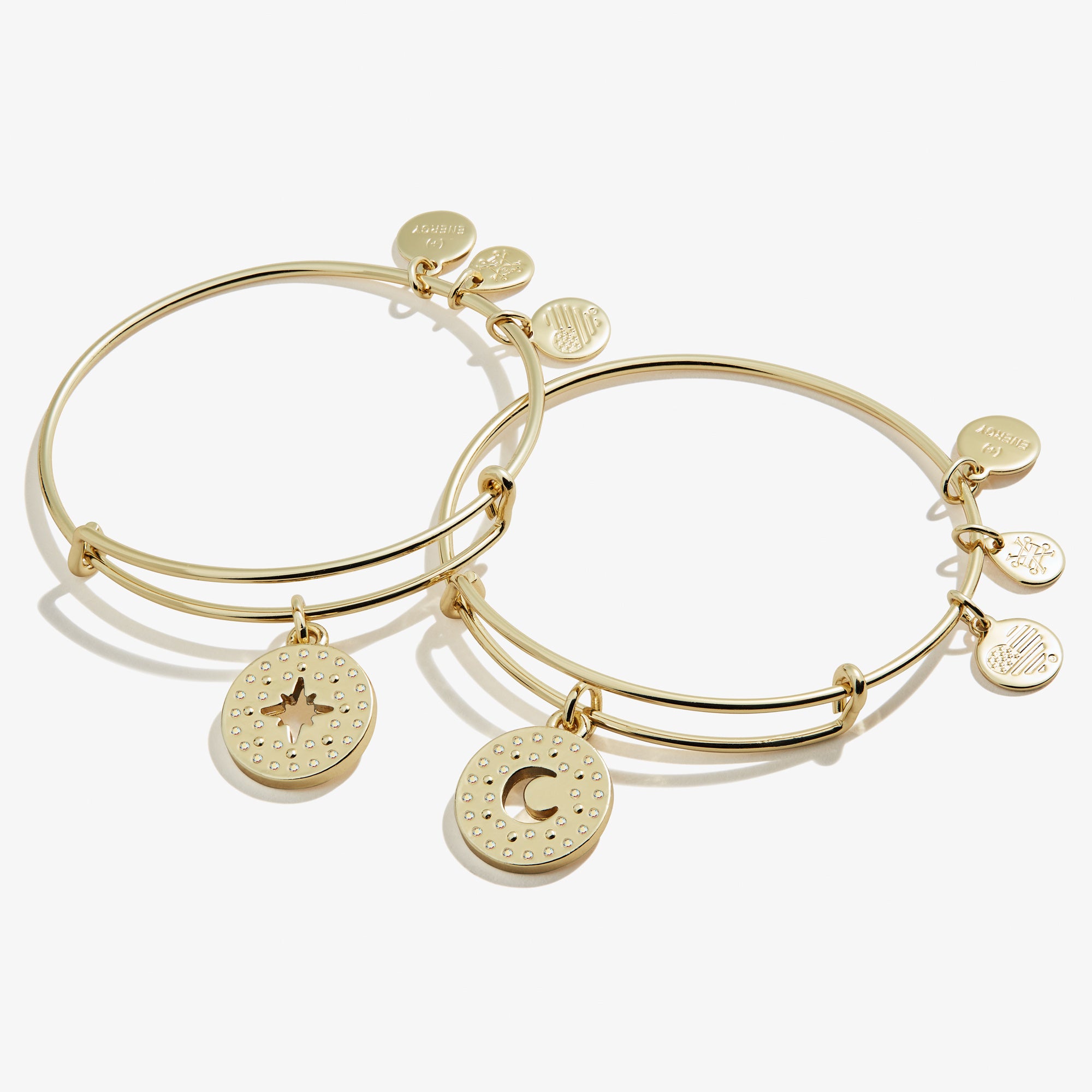 Best Friends Moon and Star Charm Bracelet Set - 2 Pack for Matching Friendship Jewelry | Perfect for Gifts, Anniversaries, and Sisterhood Bonding