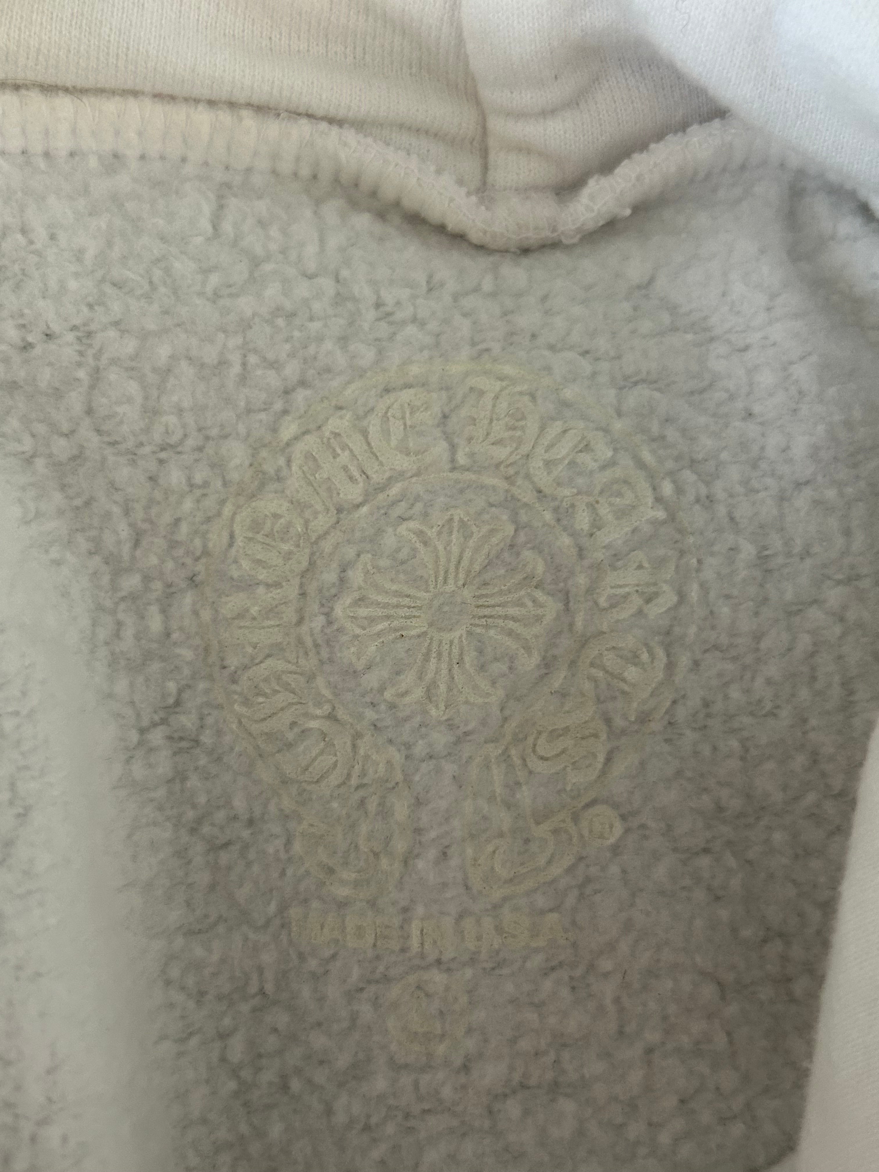 Chrome Hearts Rolling Stones Hoodie - White & Red Horseshoe Logo Sweatshirt for Men & Women | Streetwear Fashion, Casual Outfit, Gift for Music Fans