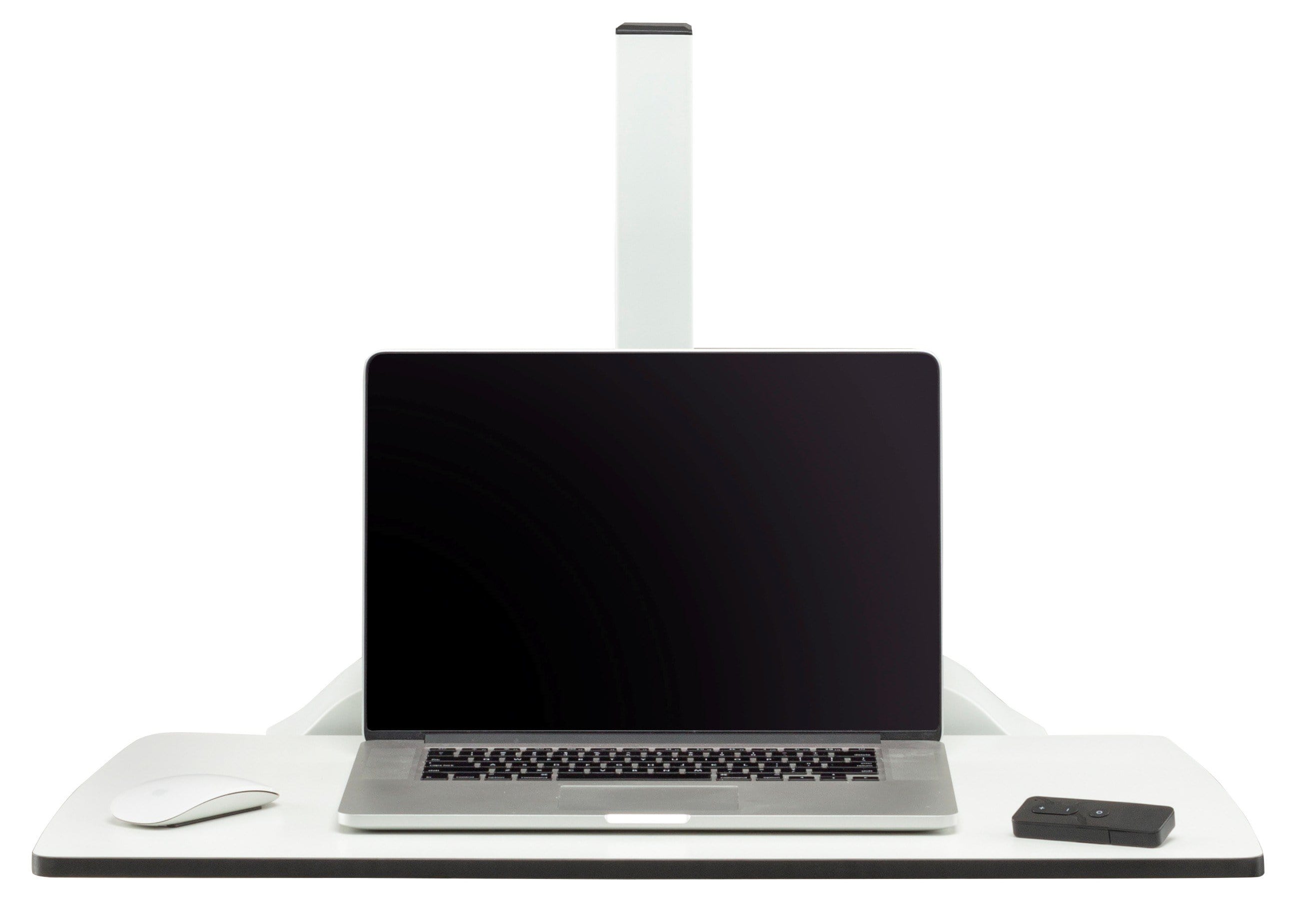 Safco 2191 Electric Height Adjustable Sit Stand Desk Converter - Ergonomic Home & Office Workspace Solution for Standing Desks