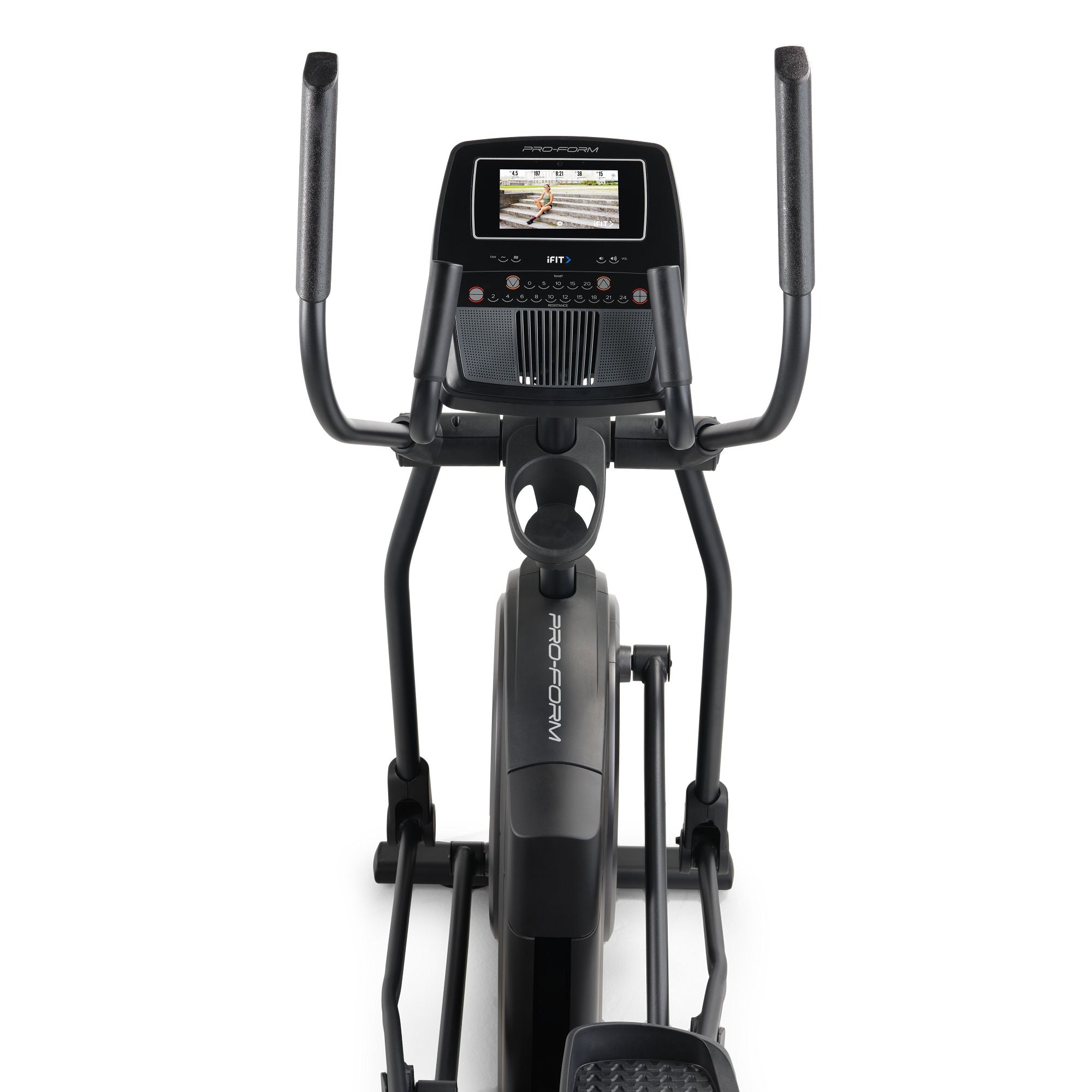 ProForm Carbon E7 Elliptical Machine - Low-Impact Cardio Trainer for Home Gym, Fitness & Weight Loss | Perfect for Small Spaces & Apartment Workouts