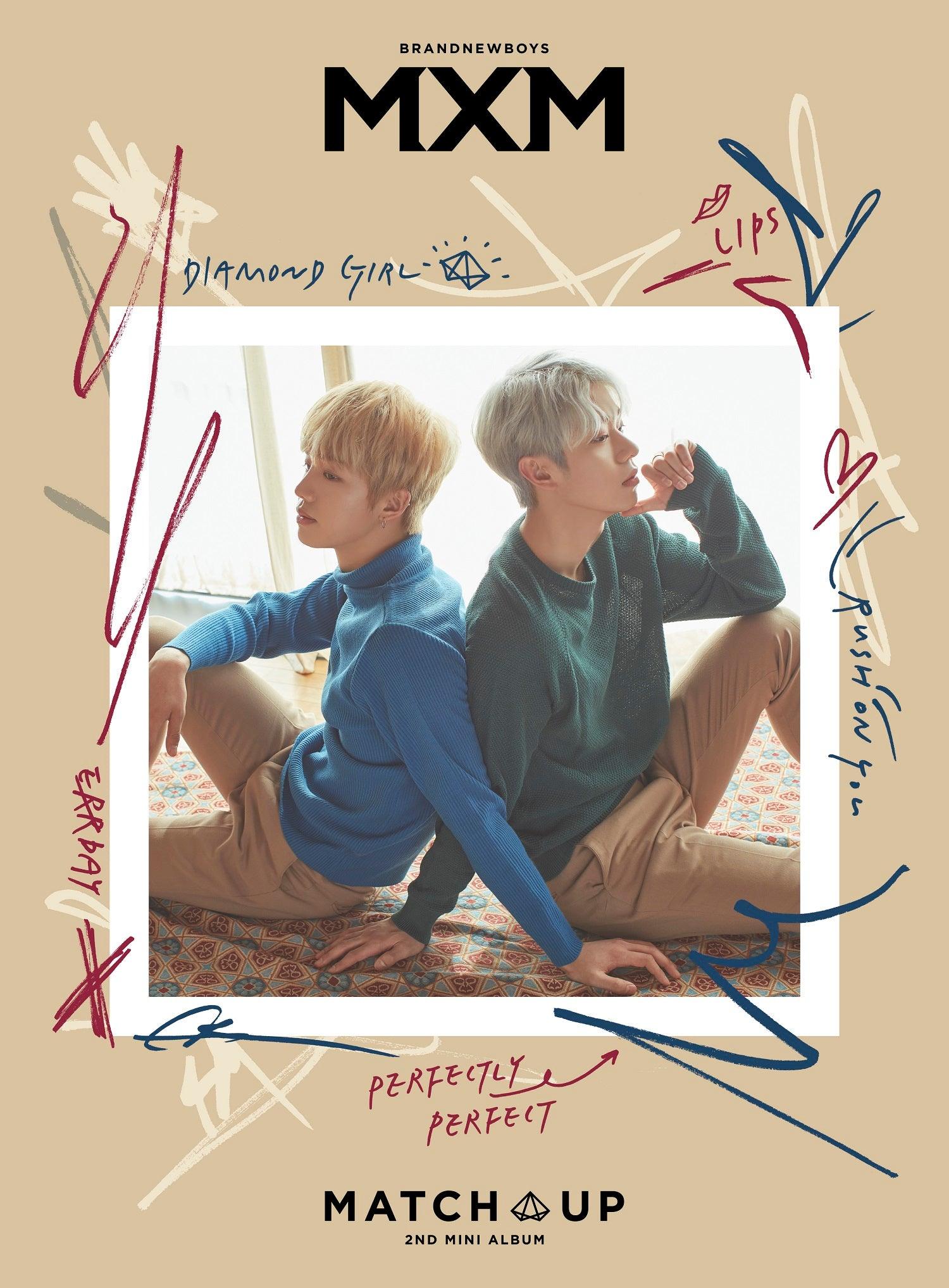 MXM (BRANDNEW BOYS) 2nd Mini Album 'MATCH UP' - Kpop Music CD for Fans Collection | Perfect for Dance Practice & Kpop Enthusiasts