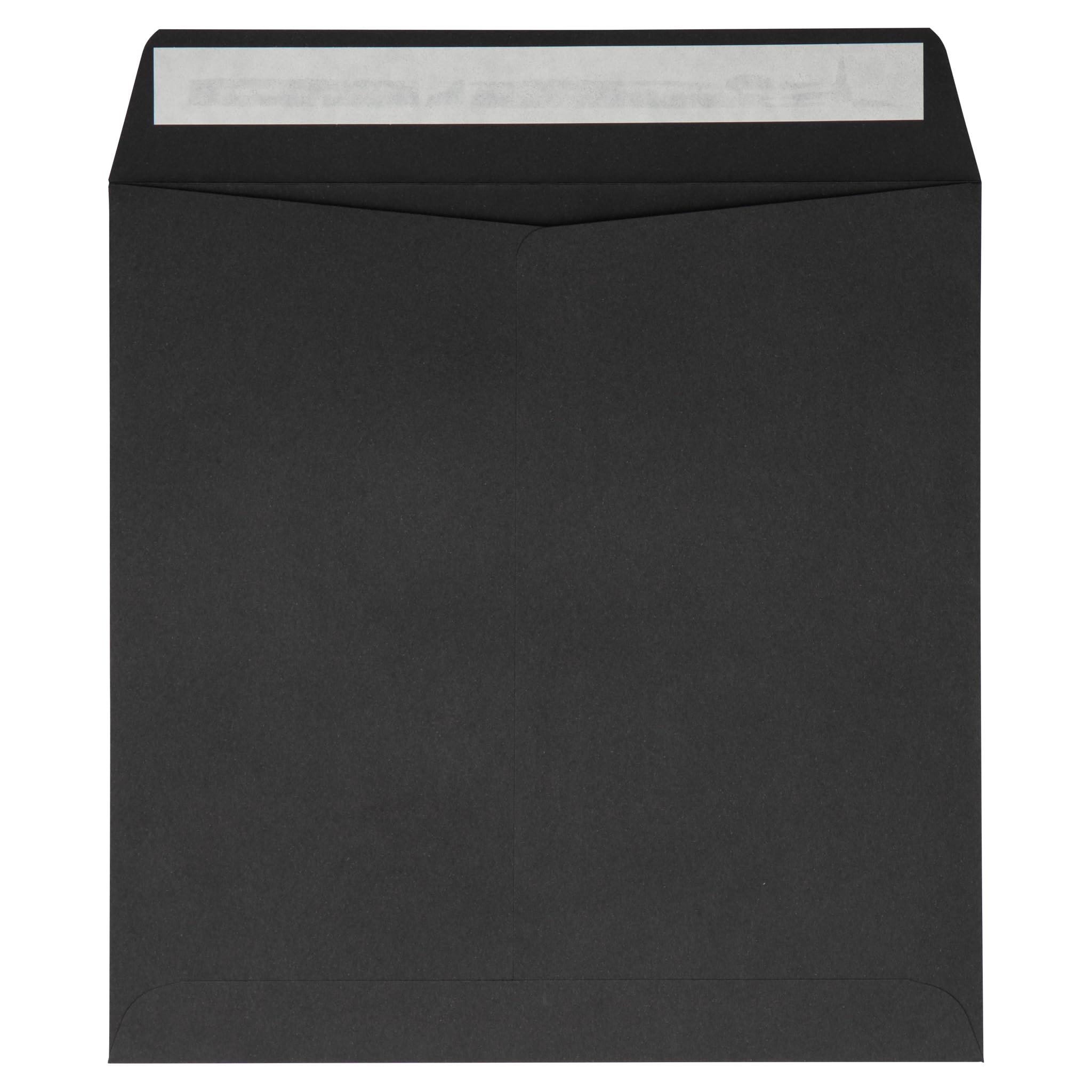 Premium LUXPaper Square Invitation Envelopes 8x8 Inches - Self-Sealing Peel & Press Closure - 80lb Text Weight Midnight Black (Pack of 500) - Perfect for Wedding Invitations, Greeting Cards, Party Favors and Business Correspondence