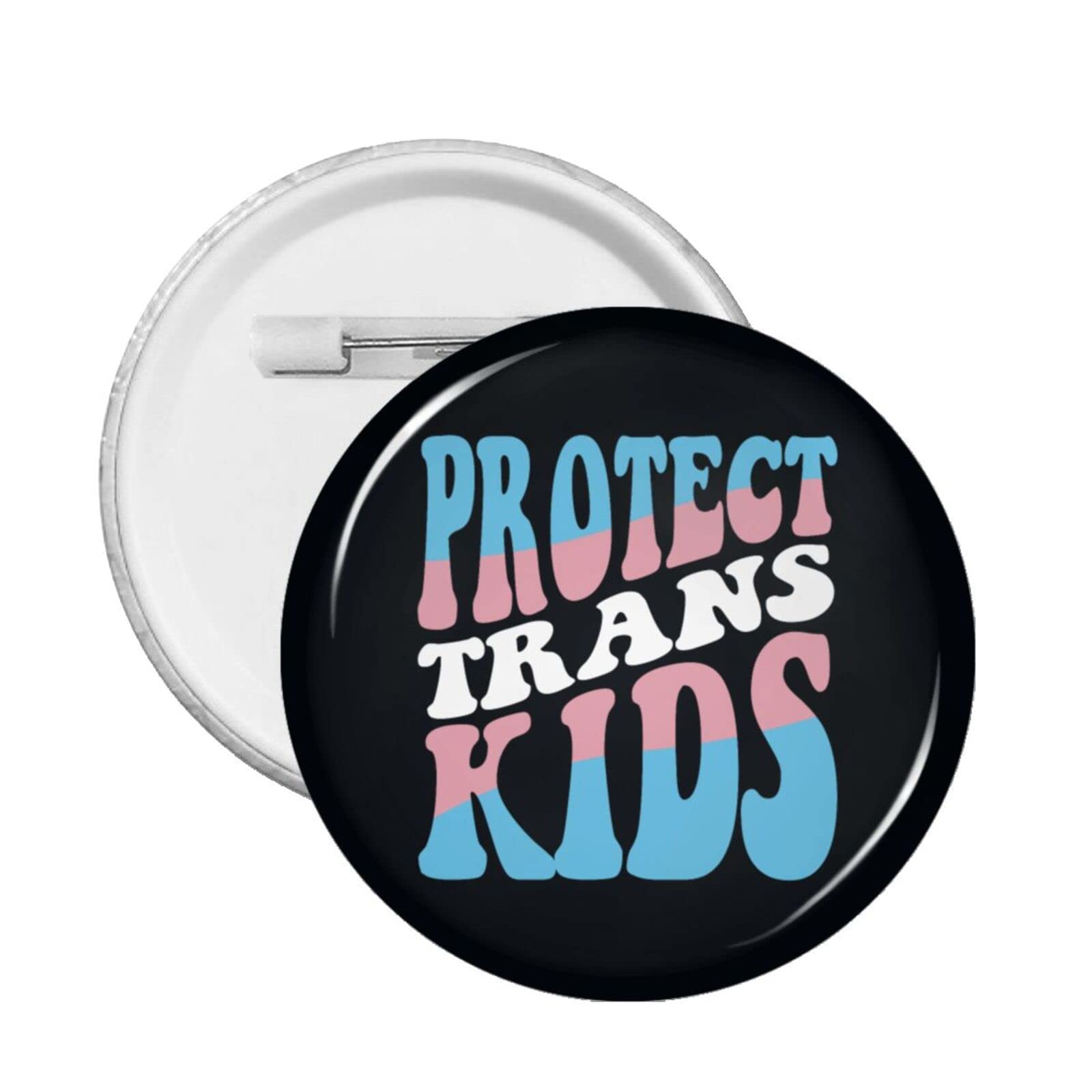 Transgender Button Pins - Round Badges for Men & Women - Pride Accessory for Backpacks & Jackets