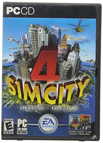 SimCity 4 Deluxe Edition PC Game - City Building Simulation for Windows | Perfect for Strategy Gamers & Urban Planning Enthusiasts