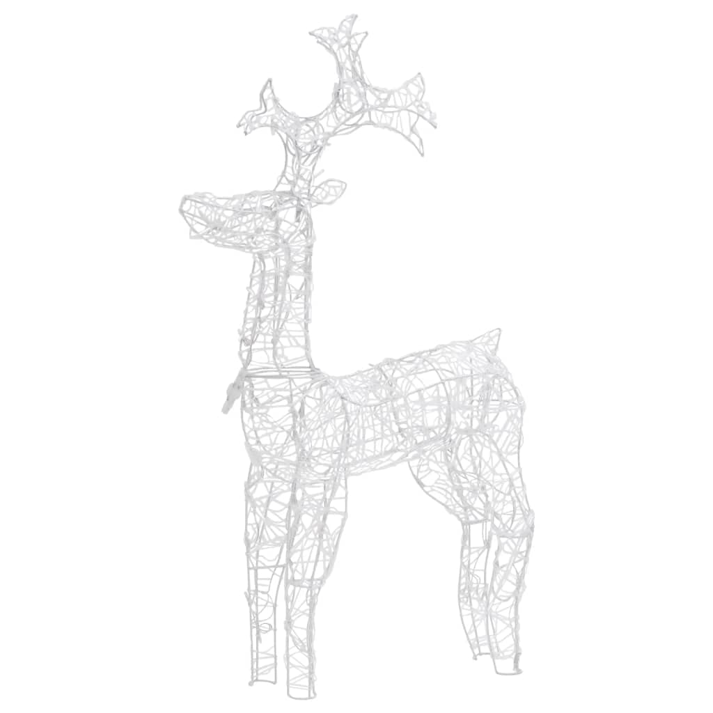 90 LED Acrylic Reindeer Christmas Decoration - 23.6