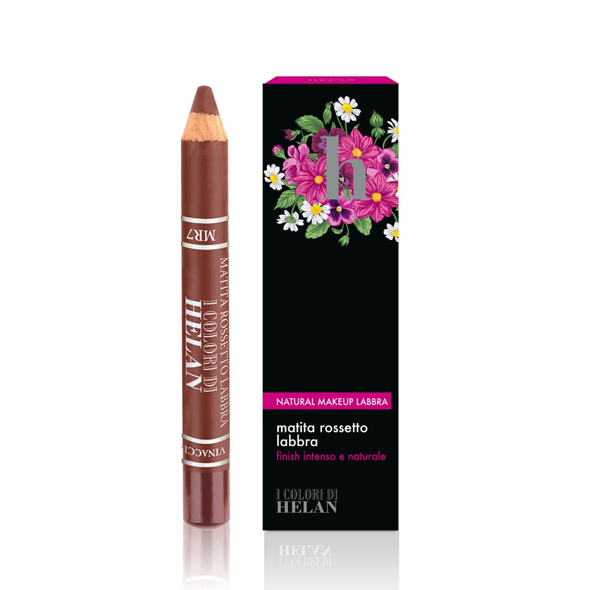 Helan I Colori di Helan Lipstick - Wine Red, Soft, Hydrating, Long-Lasting, Intense Color with Nourishing Waxes & Creamy Texture for Natural Look - Perfect for Everyday Wear, Date Night & Special Occasions