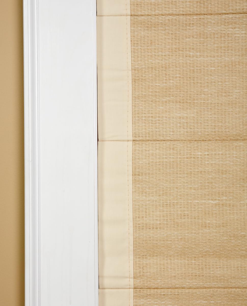 Thermal Insulated Cordless Woven Roman Shade - 27
