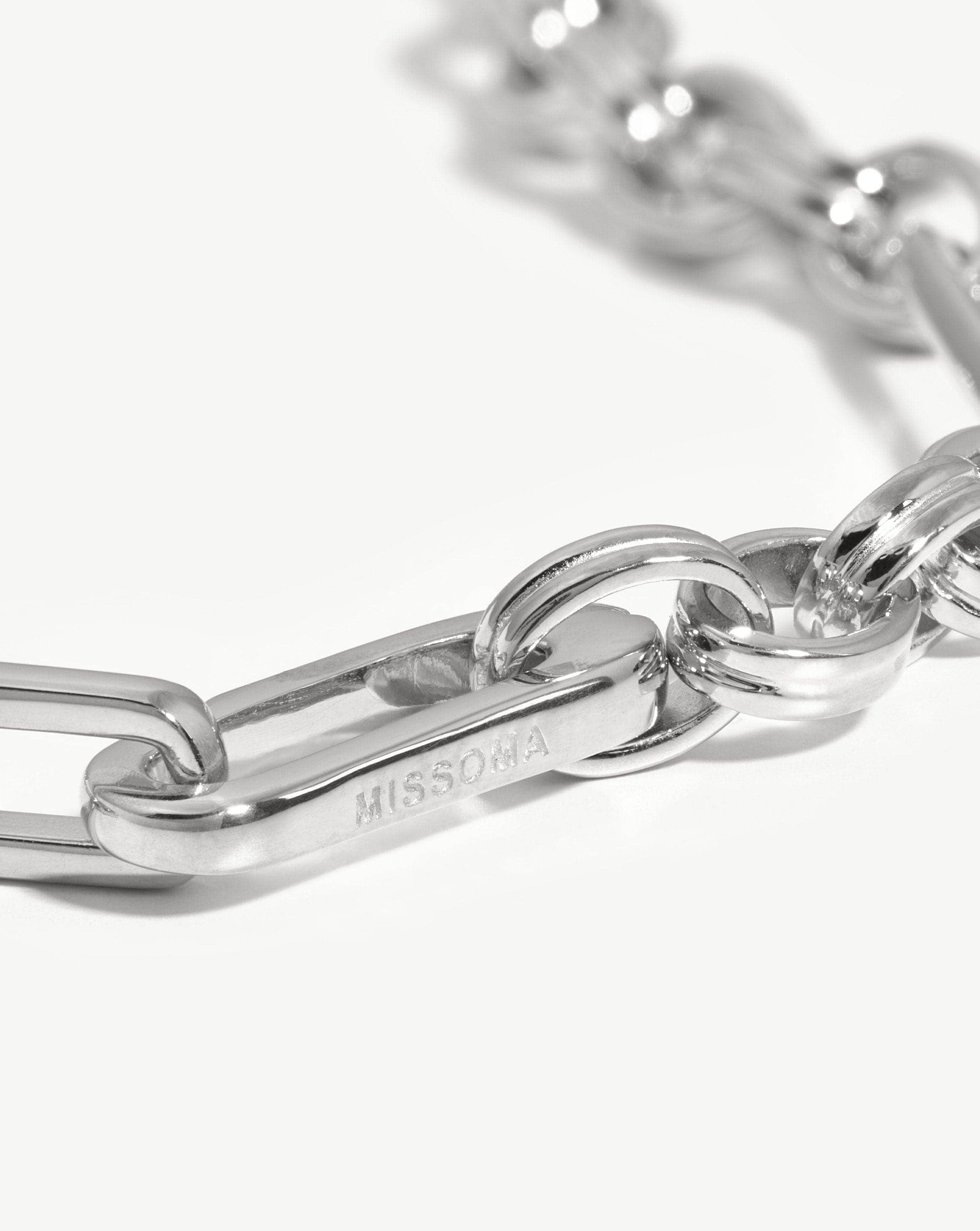 Axiom Silver Plated Chain Necklace for Women - Elegant Layering Jewelry for Everyday Wear, Parties & Special Occasions