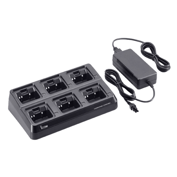 Icom BC197 23 Six Unit Charger - Fast & Efficient Battery Charger for Icom Radios | Perfect for Emergency Communication & Outdoor Adventures