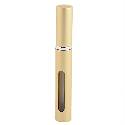 Ubersweet® Premium Refillable Perfume Bottle - Gold Alloy Travel Spray for Home & On-the-Go | Portable Fragrance Atomizer for Purse, Gym Bag & Office