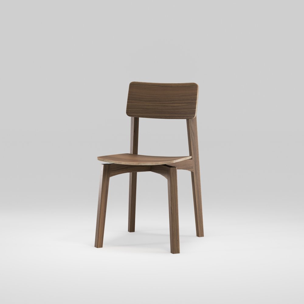 Ericeira Chair by Wewood - Solid Wood Dining Chair, Modern Scandinavian Design for Home, Office & Restaurant Use