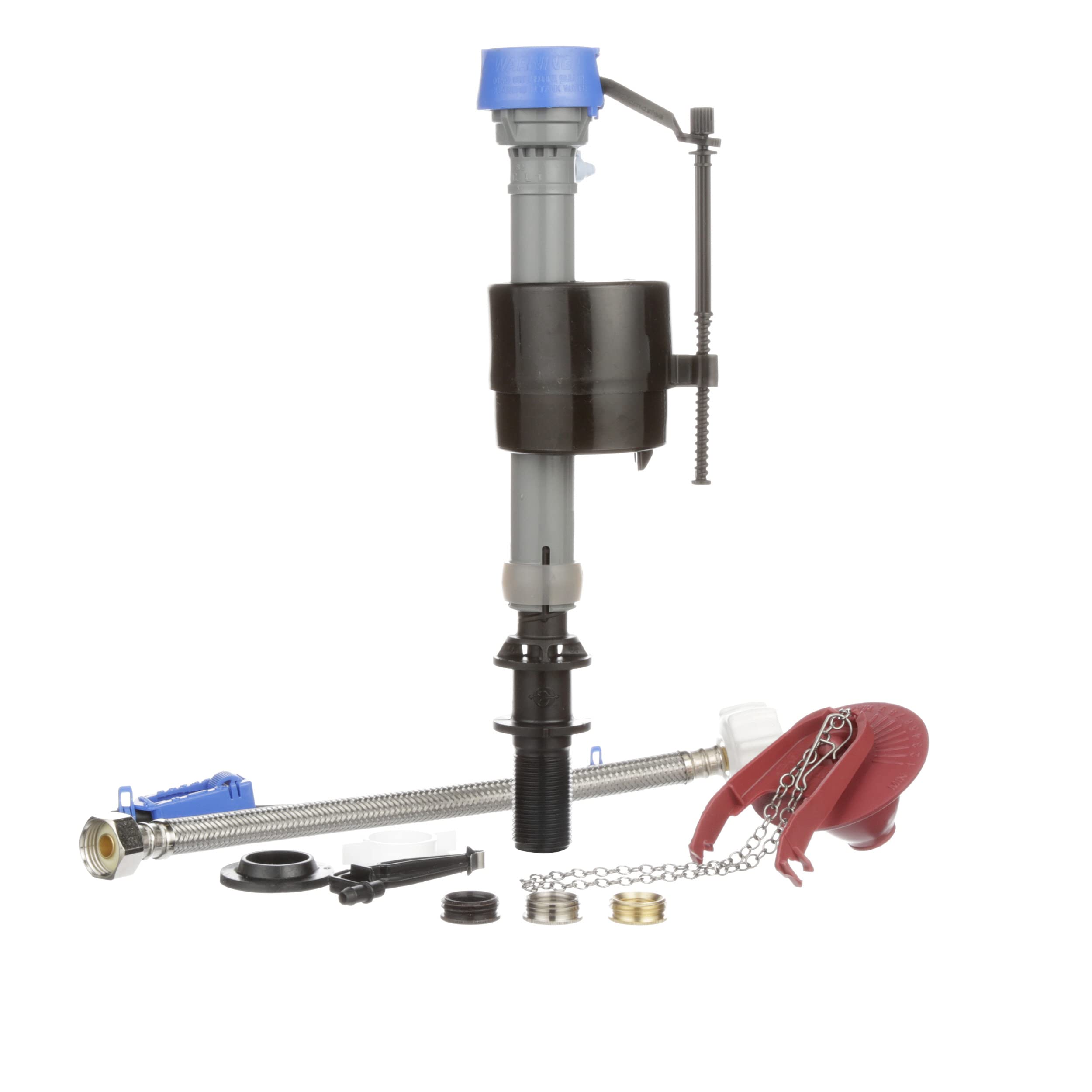 Fluidmaster 400ARHRFCS Universal High Performance Toilet Fill Valve Repair Kit with 2-Inch Flapper & 12-Inch Click Seal Connector - Perfect for Leaky Toilet Fixes, Bathroom Renovations & DIY Plumbing Projects