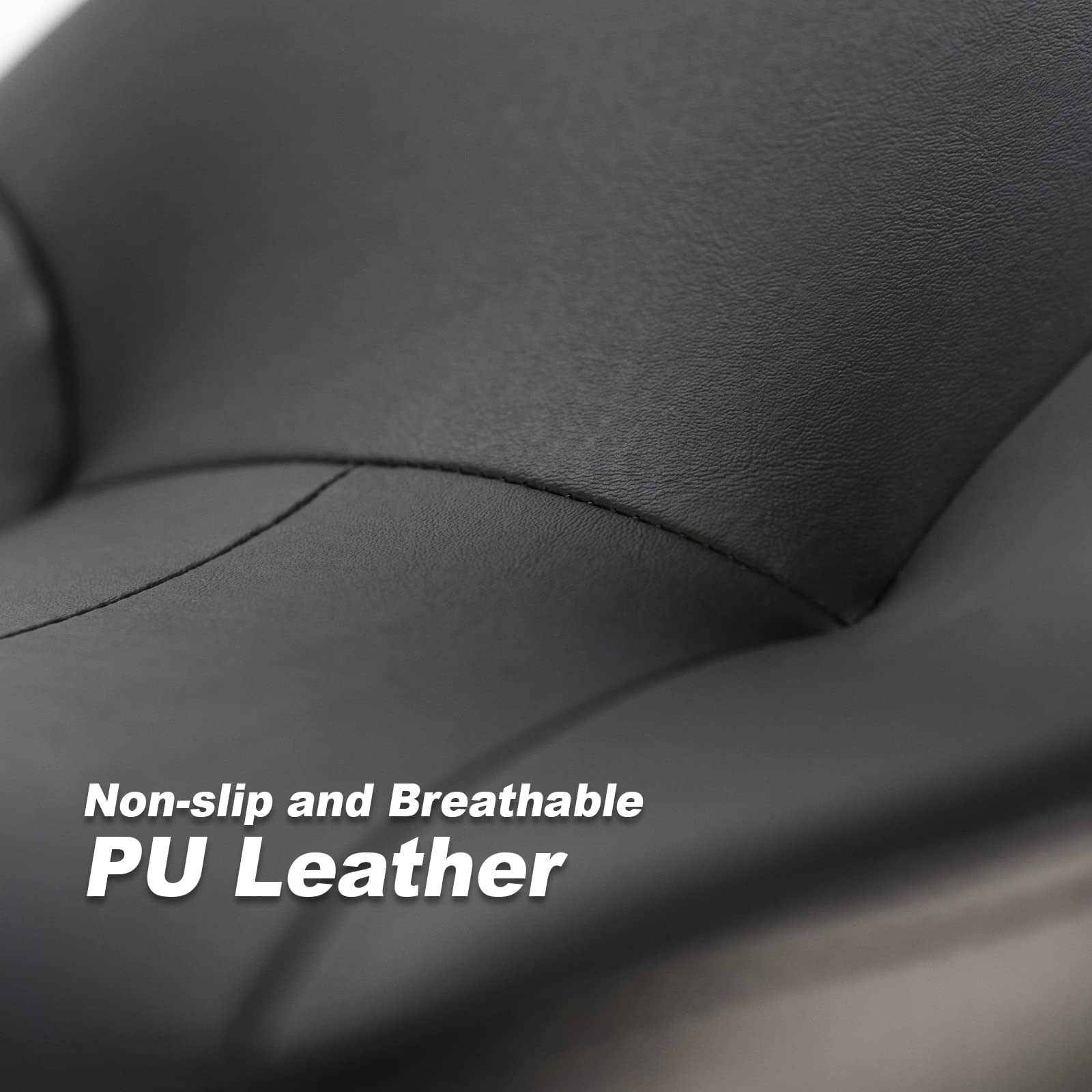 Premium Black Vinyl Motorcycle Seat with Chrome Studs for Harley Electra Glide FLHT (1997-2007) & Road Glide FLTR (1998-2007) - Comfortable One-Piece Driver & Passenger Seat - Perfect for Long Rides and Cruising