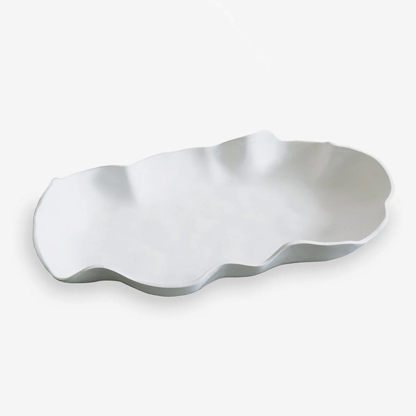 Beatriz Ball Vida Nube Large White Serving Platter - Elegant Dinnerware for Entertaining, Buffets & Special Occasions
