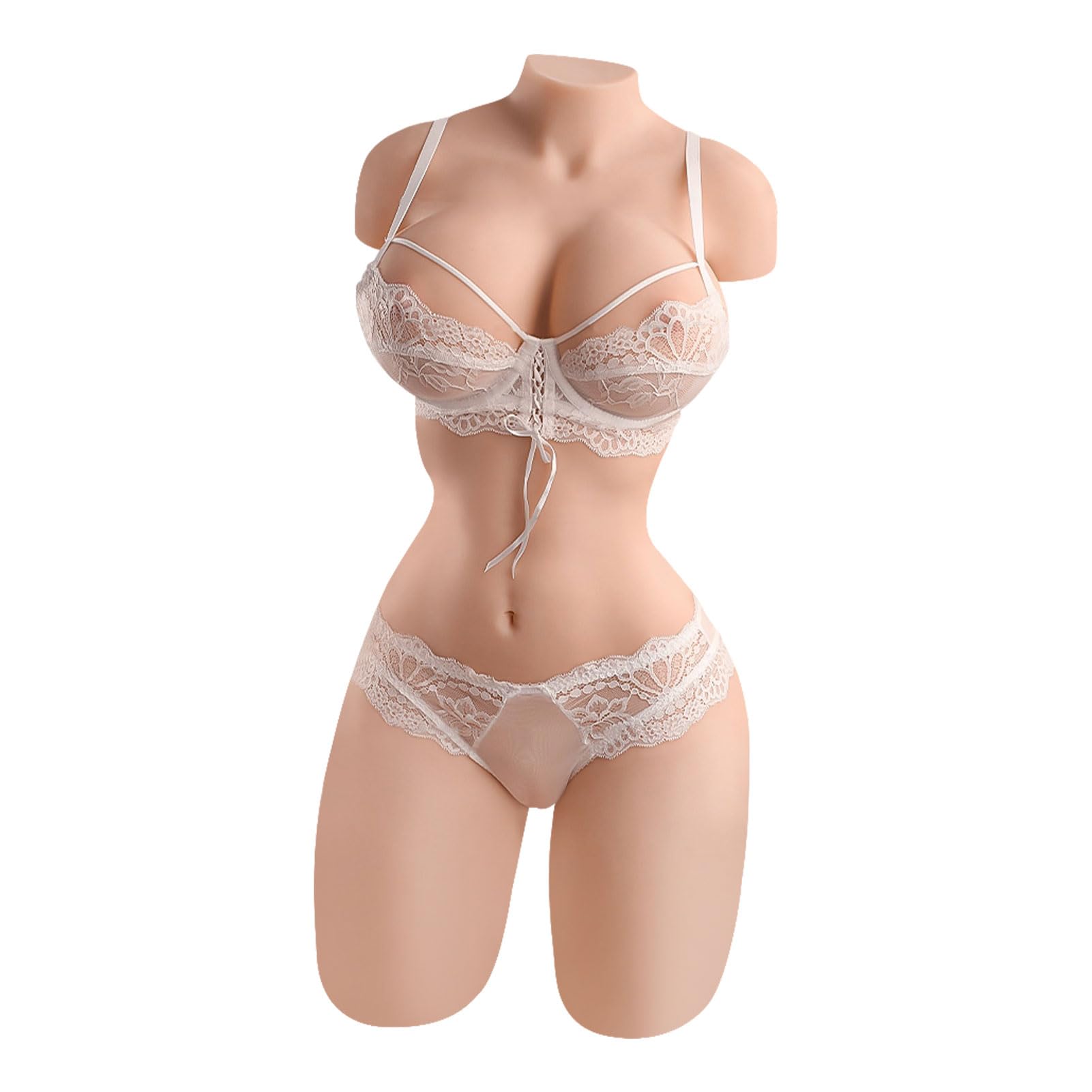 Realistic 57LB Life Size Sex Doll for Men - Lifelike Female Torso with Tight Vaginal & Anal, Big Boobs & Ass - Adult Love Doll & Male Masturbator - Perfect for Solo Pleasure, Fantasy Fulfillment & Discreet Storage