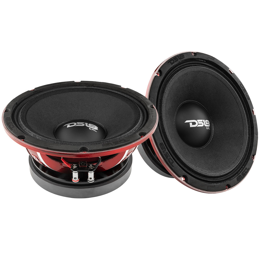 DS18 PRO EXL104 10-Inch Mid-Range Loudspeaker 1200W 4 Ohm - High Power Car Audio Speaker for Clear Sound in Vehicles, Boats & Outdoor Events