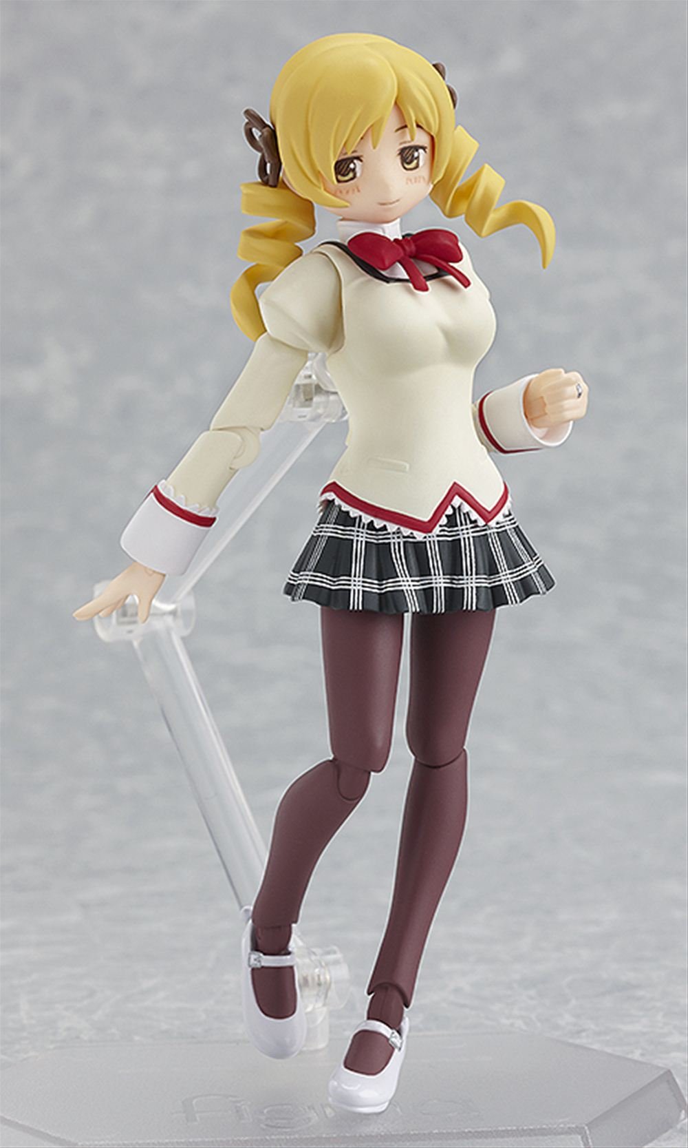 Good Smile Puella Magi Madoka Magica Mami Tomoe School Uniform Figma Action Figure - Anime Collectible for Display & Photography | Perfect for Fans, Cosplay Inspiration, and Home Decor
