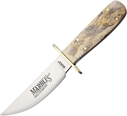 Premium Stainless Steel Cowboy Knife with Leather Sheath - Durable Hunting & Camping Knife for Outdoor Adventures, Survival, and Everyday Carry (EDC)