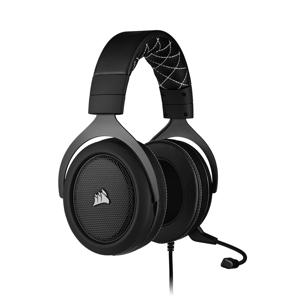 Corsair HS60 Pro Surround Sound Gaming Headset with 50mm Drivers - Black | Immersive Audio for PC, PS4, Xbox & Competitive Gaming