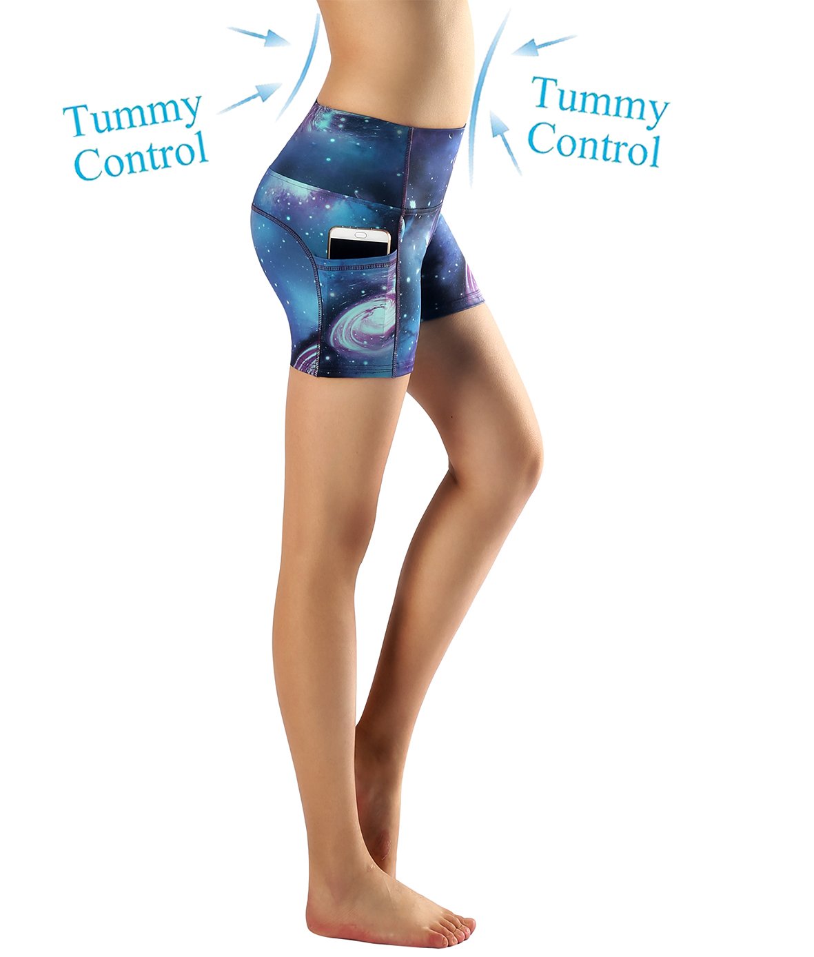 Munvot High Waist Women's Running Shorts with Pockets - Workout Yoga Athletic Shorts for Women - Perfect for Gym, Jogging, Yoga & Lounge Wear