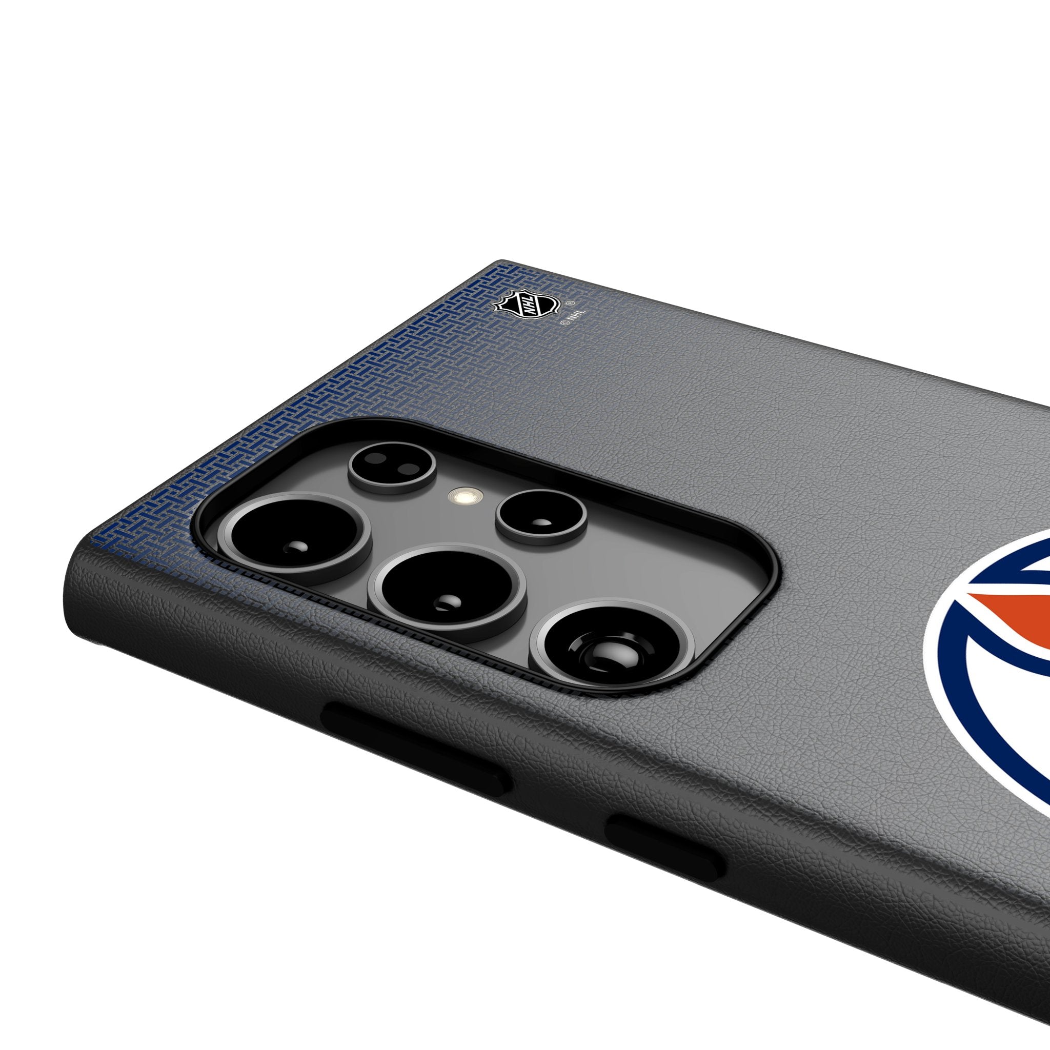 Edmonton Oilers Linen MagSafe Compatible Phone Case for Samsung Galaxy S23 Ultra - Durable Protective Cover for Hockey Fans, Perfect for Game Day & Everyday Use