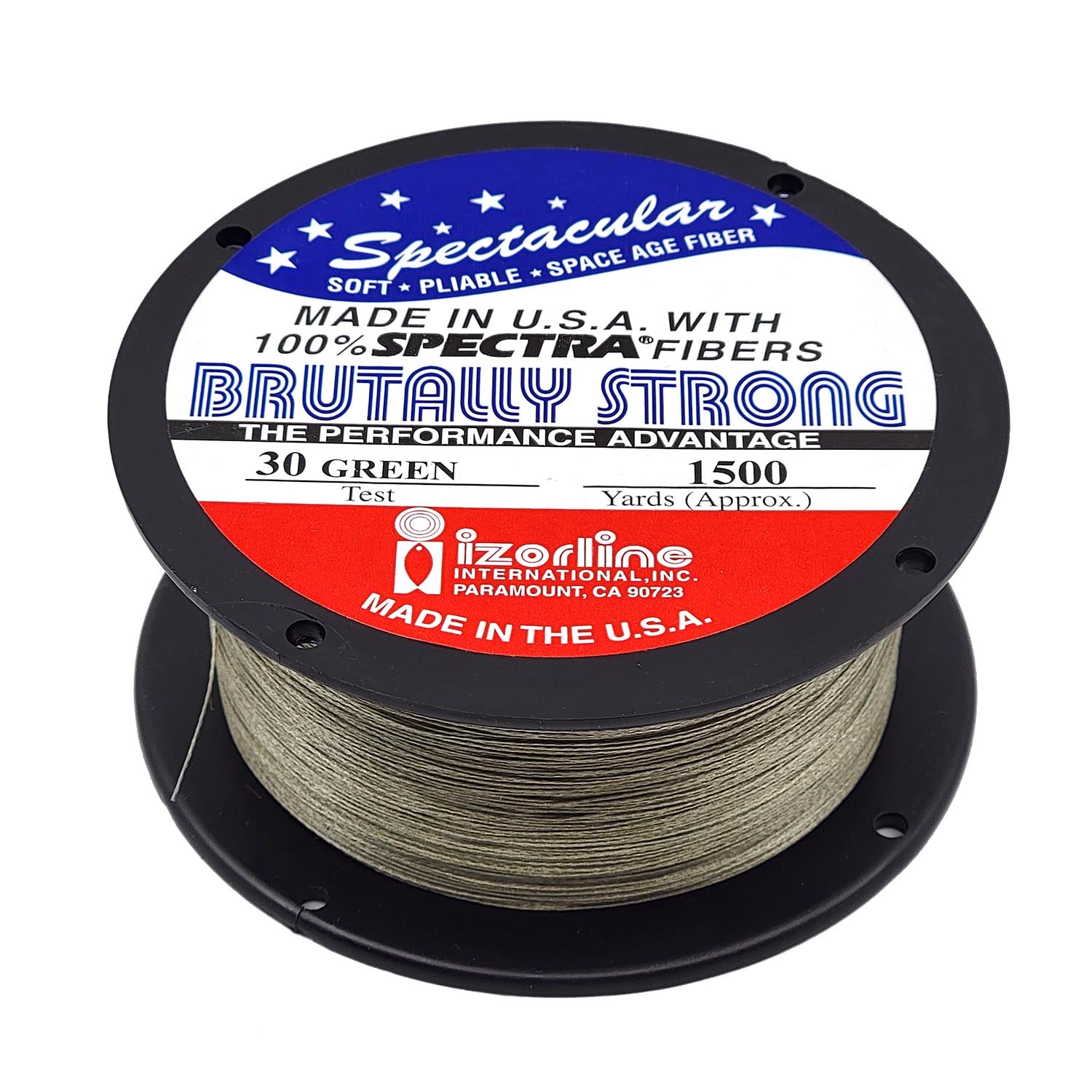 Izorline Solid Spectra Fishing Line - High Strength Braided Line for Saltwater & Freshwater Fishing - Perfect for Trolling, Casting, and Deep Sea Fishing