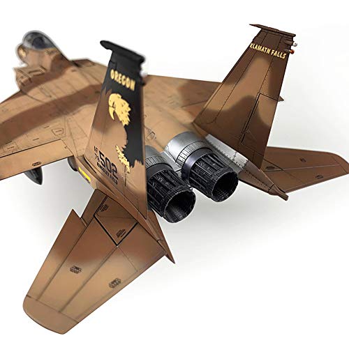 1/72 Scale US F-15C MSIP II Eagle Military Aircraft Model - Plastic Display for Adult Collectors & Home Decor | Perfect for Aviation Enthusiasts, Office Display & Military Memorabilia Collections