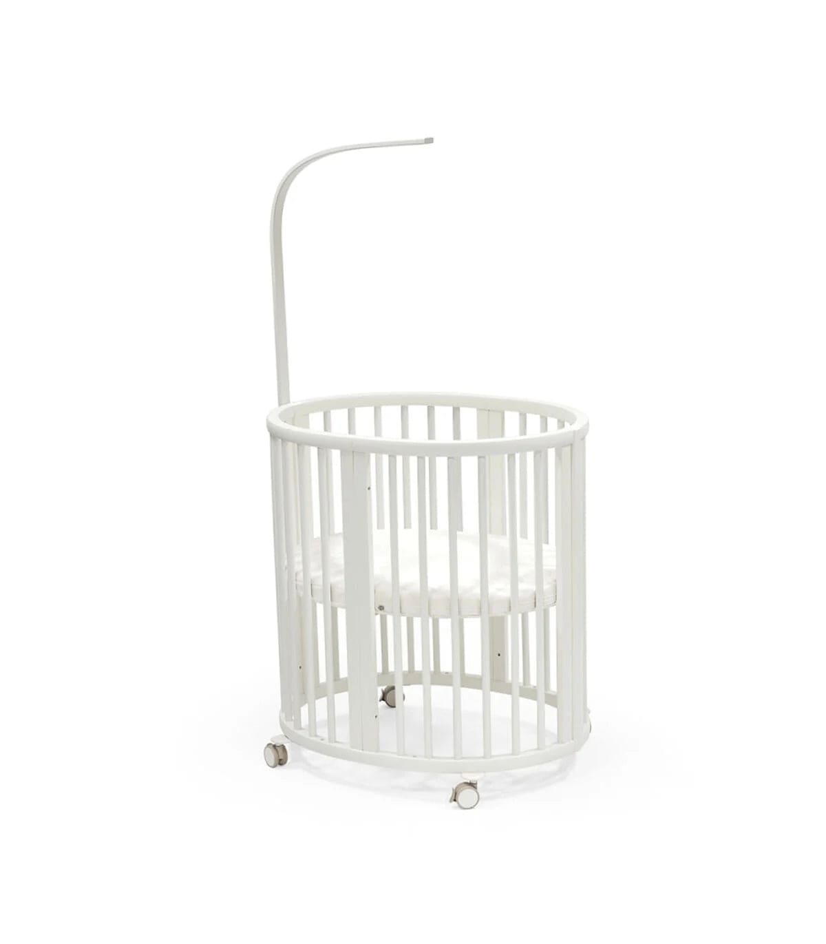 Stokke Sleepi Mini Baby Crib Bundle with Organic Mattress V3 - 2023 Model | Compact Nursery Bed for Newborns & Toddlers | Perfect for Small Spaces & Travel | Safe & Stylish Sleep Solution