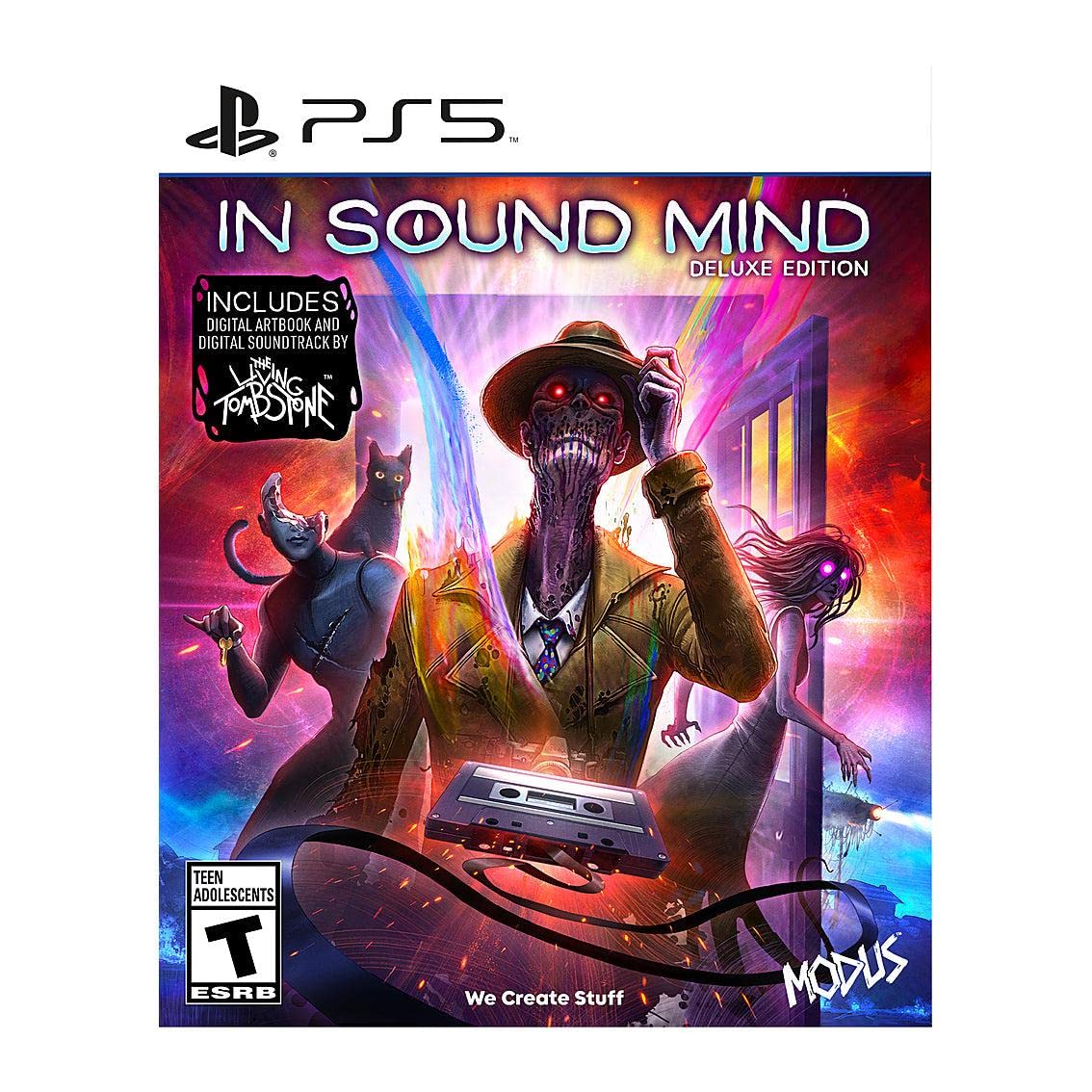 In Sound Mind: Deluxe Edition for PlayStation 5 (PS5) - Psychological Horror Game with Bonus Content | Perfect for Horror Fans & Thriller Game Enthusiasts