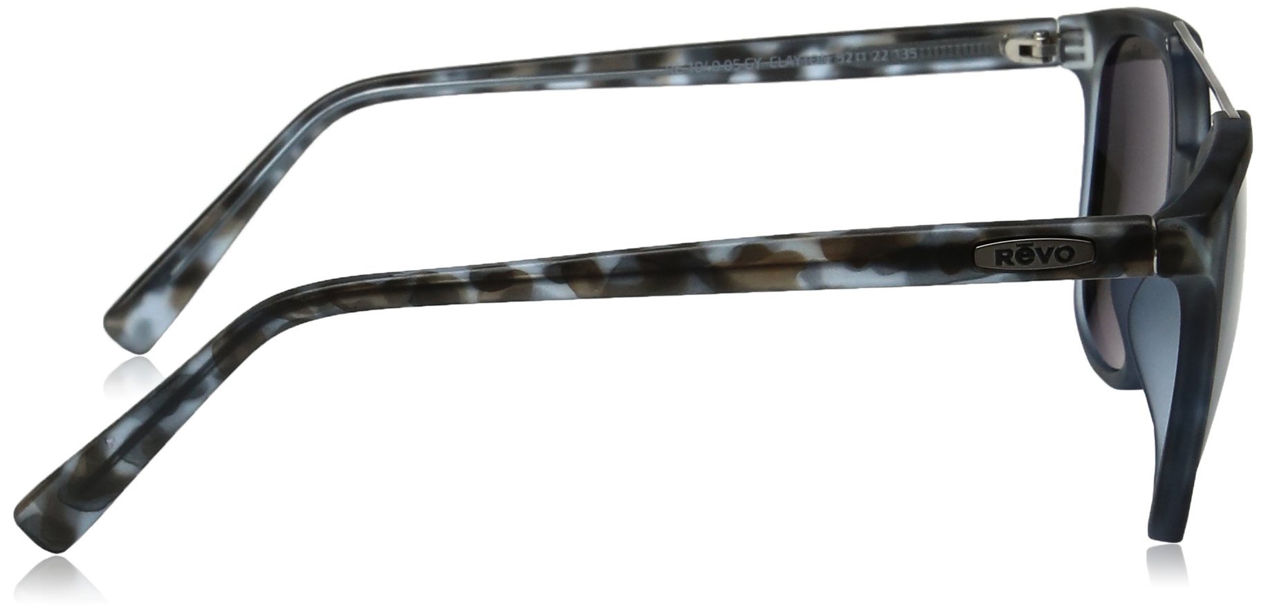 Revo Clayton RE 1040 Polarized Round Sunglasses for Men & Women - UV Protection, Anti-Glare for Driving, Fishing & Outdoor Activities