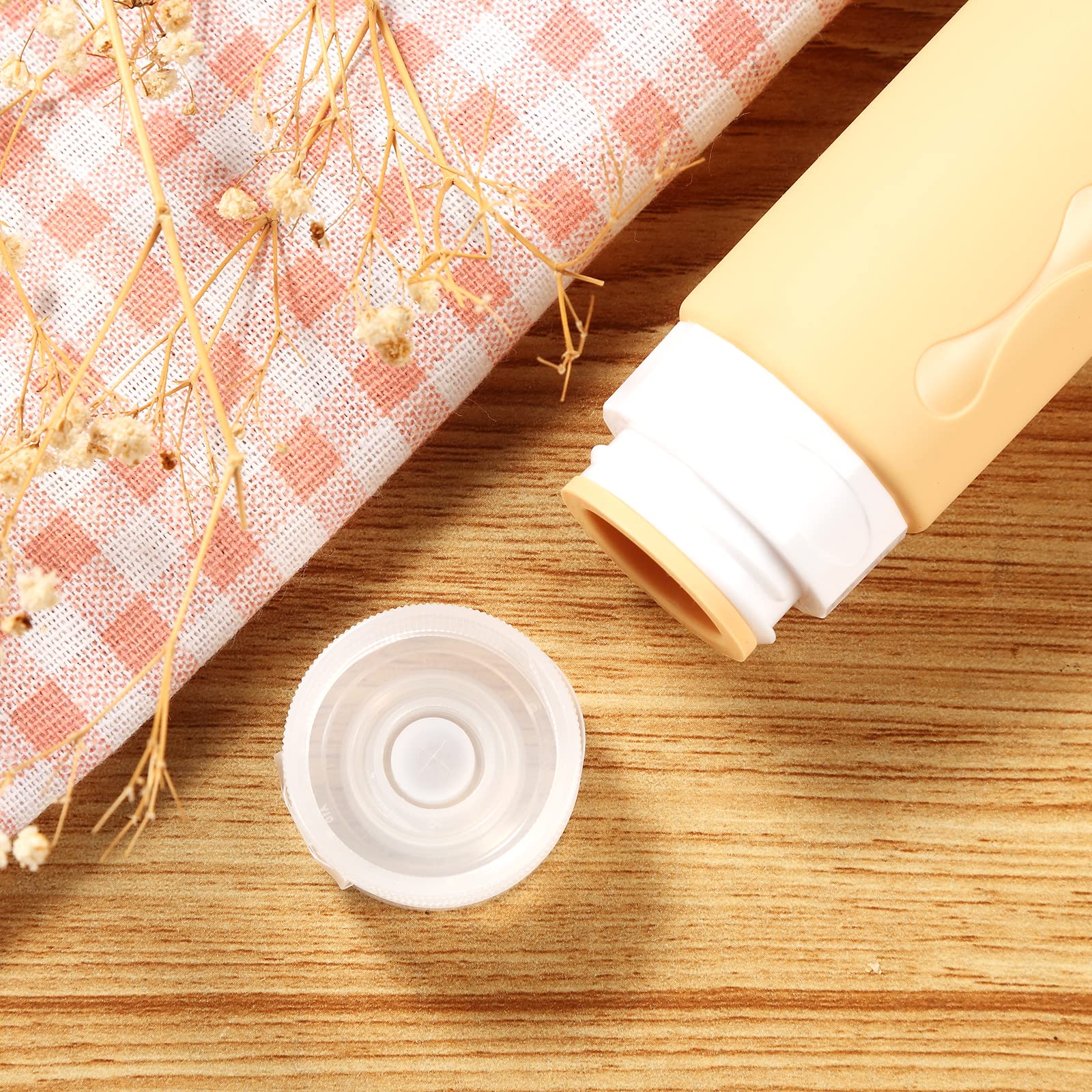 TSA Approved Travel Bottles for Toiletries - 3oz (90ml) Leak Proof, BPA Free Refillable Containers for Shampoo, Lotion & Soap | Perfect for Air Travel, Gym & Vacation Essentials