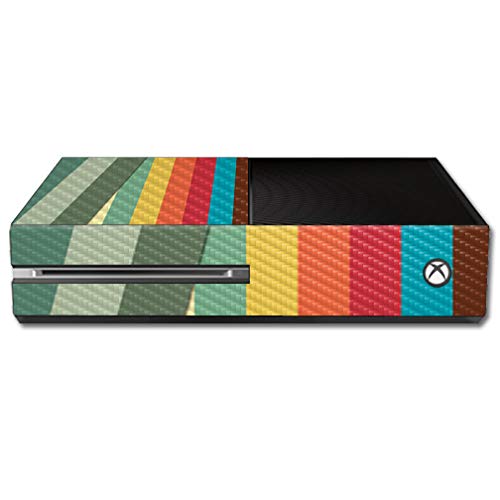 Premium Carbon Fiber Skin for Microsoft Xbox One - Durable Protective Cover with Striped Design | Easy to Apply & Remove | Made in USA | Perfect for Gaming Setups & Home Entertainment Systems