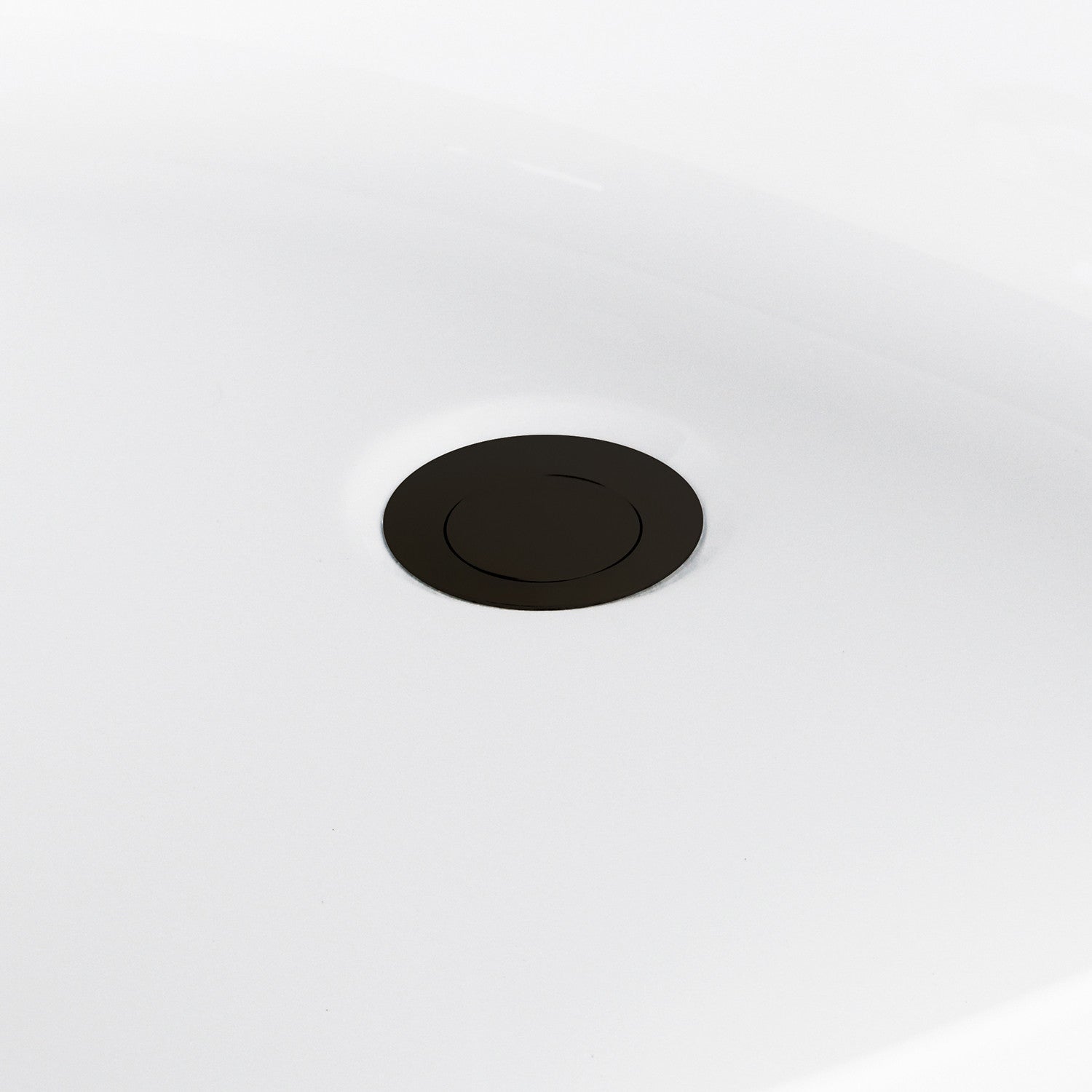 Aqua Eden 45 Inch Acrylic Freestanding Bathtub - Round Double-Ended Soaking Tub with Overflow & Drain, Glossy White/Oil Rubbed Bronze Finish - Perfect for Luxury Bathrooms & Spa Retreats