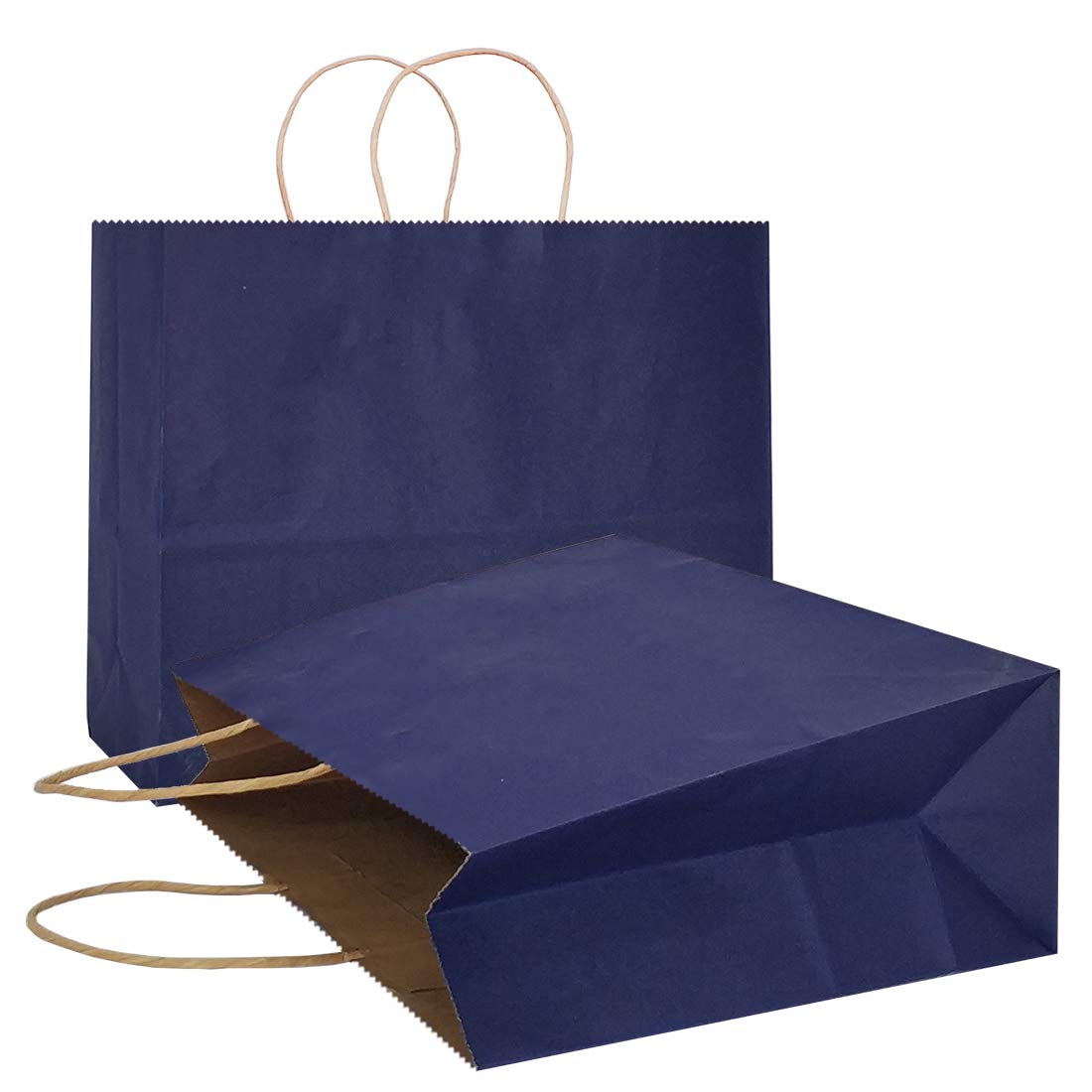 Premium AZOWA Large Kraft Paper Gift Bags with Handles - 12.5