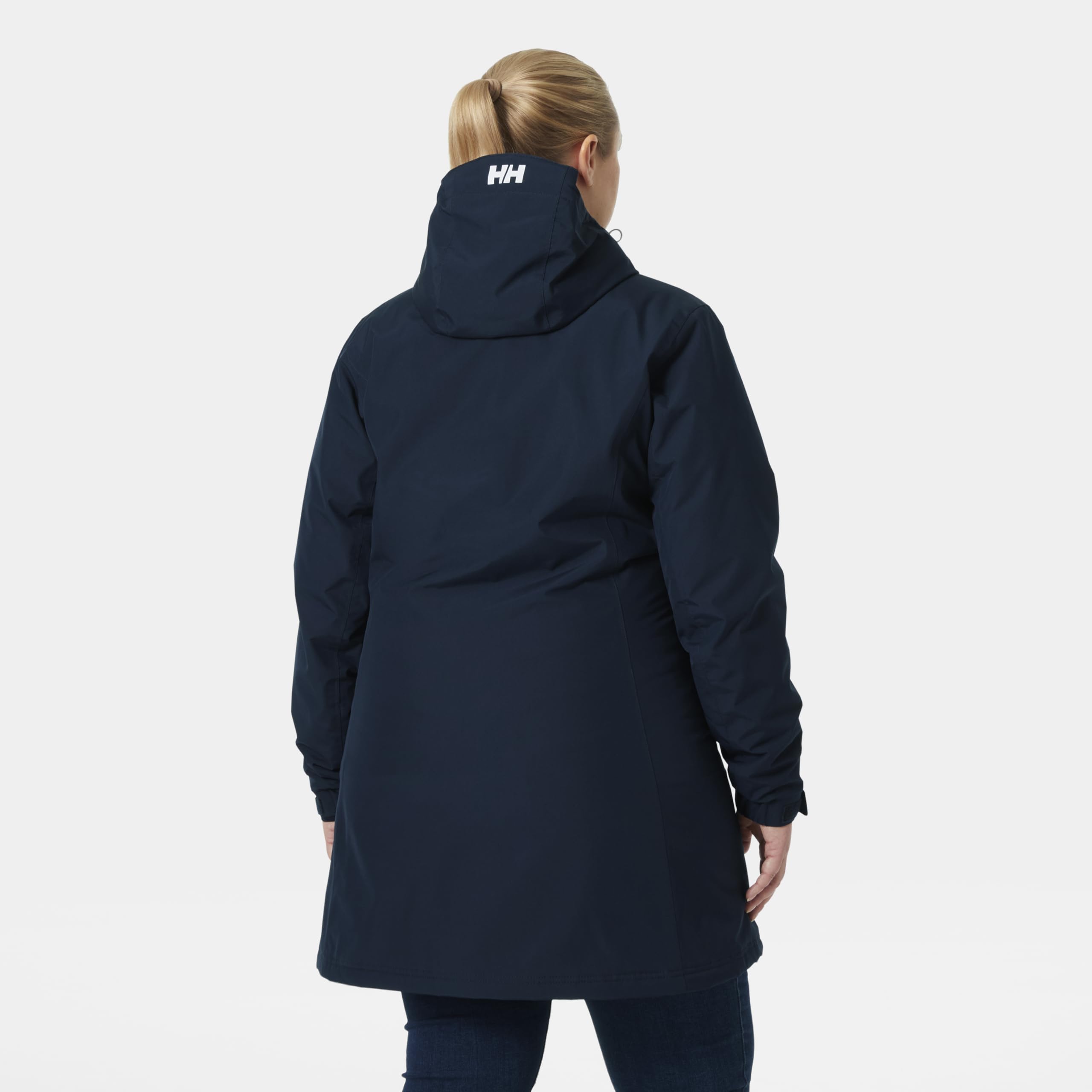 Helly Hansen 62395 Women's Long Belfast Winter Jacket - Waterproof Insulated Coat for Cold Weather, Hiking & Outdoor Activities