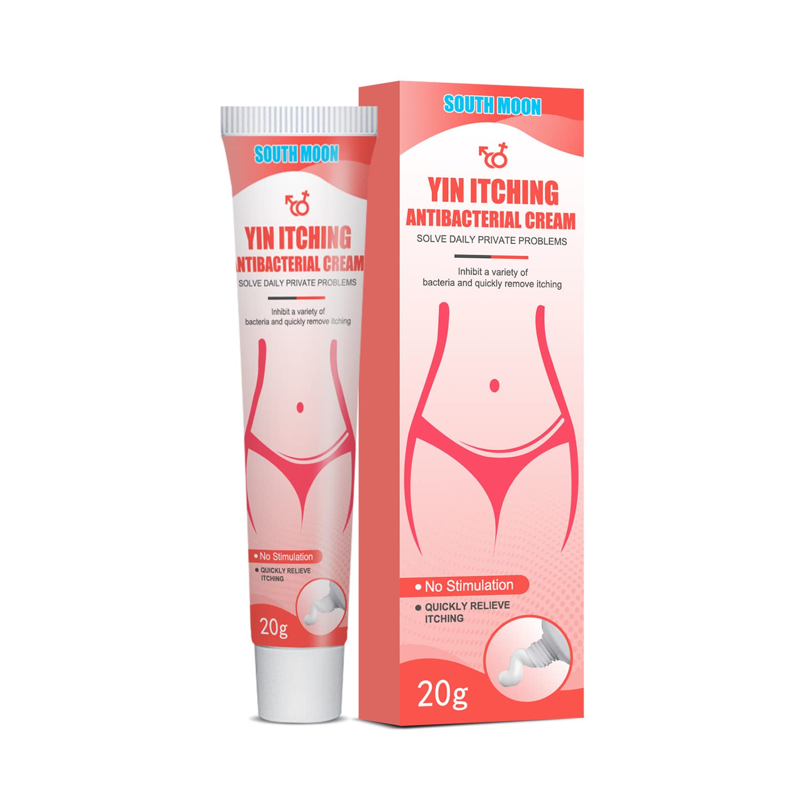 Vaginal Itch Relief & Feminine Hygiene Spray - Antibacterial Ointment for Private Area Care, Dermatitis Treatment & Skin Protection (White, One Size) - Perfect for Daily Intimate Care, Post-Workout Refresh & Travel Essentials