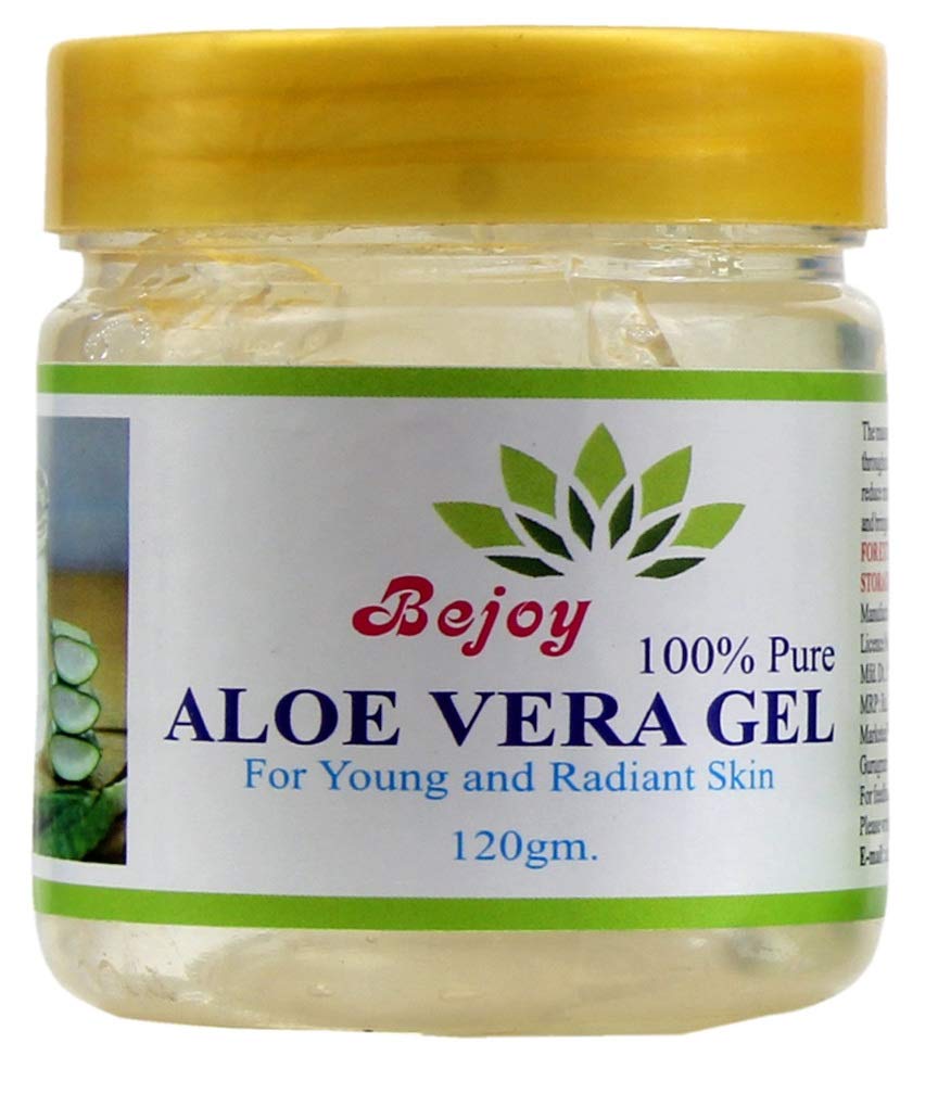 Bejoy Pure & Natural Aloe Vera Gel 120g - Soothing Moisturizer for Sunburn, Dry Skin & Hair Care | Organic Aloe Vera Gel for Face, Body & Scalp Hydration