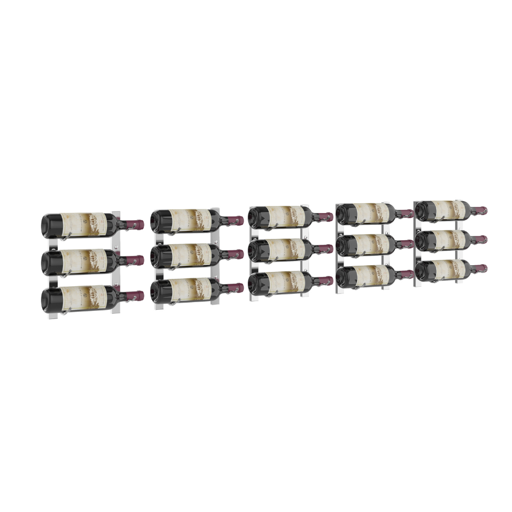 W Series Over the Couch Wine Rack Kit - Space Saving Wall Mounted Wine Storage for Living Room, Kitchen & Dining Room Decor