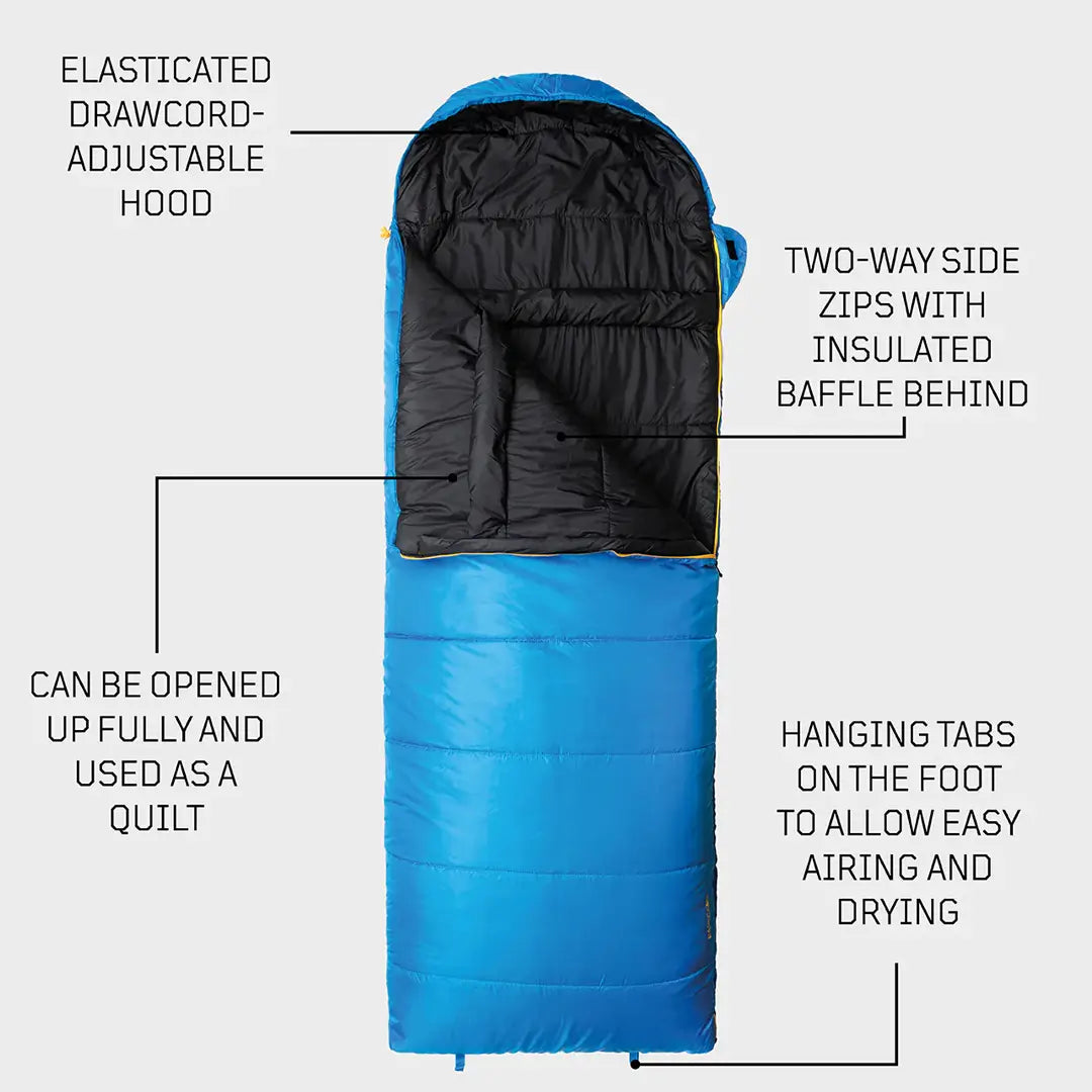 Snugpak Navigator Sleeping Bag - Lightweight & Compact for Camping, Hiking & Backpacking - Perfect for Outdoor Adventures & Travel