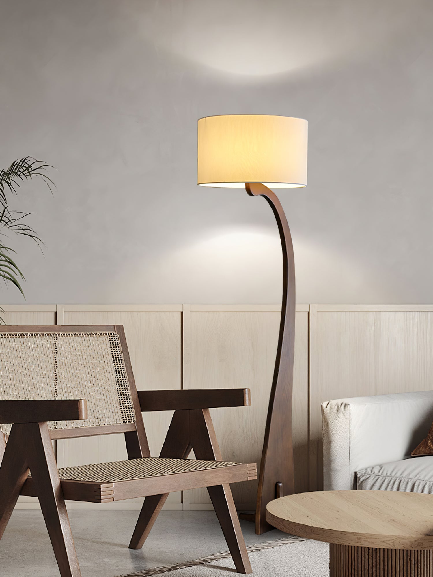 Modern Bow Curve Floor Lamp - Adjustable Arc Standing Light for Living Room, Bedroom & Office - Perfect for Reading, Decor & Ambient Lighting