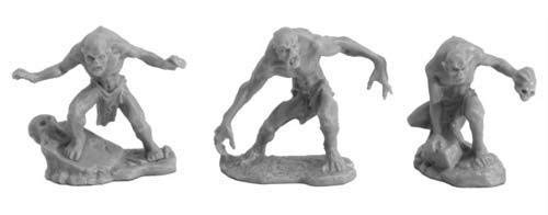 25mm Dark Heaven Bones Ghouls & Ghast Miniature Figures - Heroic Scale Fantasy Tabletop RPG & D&D Game Accessories - Perfect for Dungeon Masters & Wargaming Enthusiasts