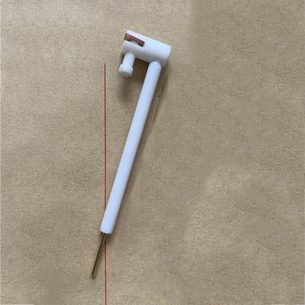Premium Horizontal Platinum Electrode Holder - Platinum Sheet & Plate Electrode Clip for Electrochemistry Experiments | Ideal for Lab Research, Battery Testing & Electrochemical Analysis