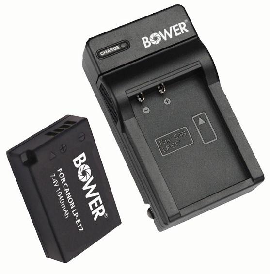 Bower LP E17 XPDCE17 Battery and Charger Kit - High Performance Power Solution for Cameras, Flashlights & Outdoor Gear